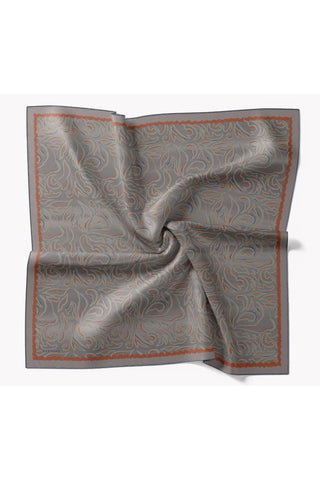 Twill İpek Eşarp Line Orman Yeşili