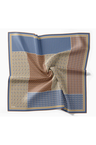 Twill İpek Eşarp Mihenk Çikolata Kahve - Twill İpek Eşarp - | Silk Home