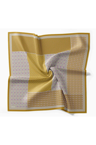 Twill İpek Eşarp Mihenk Hardal - Twill İpek Eşarp - | Silk Home