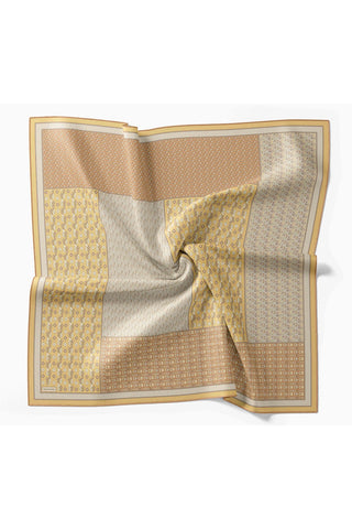 Twill İpek Eşarp Mihenk Sarı - Twill İpek Eşarp - | Silk Home