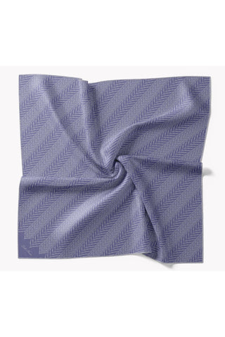 Twill İpek Eşarp Minimal Desen Mor 90x90