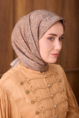 Twill İpek Eşarp Monokromatik Altın Sarısı - Sura İpek Eşarp - | Silk Home