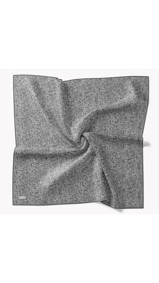 Twill İpek Eşarp Monokromatik Antrasit - Sura İpek Eşarp - | Silk Home