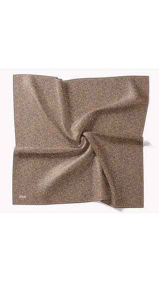 Twill İpek Eşarp Monokromatik Camel - Sura İpek Eşarp - | Silk Home
