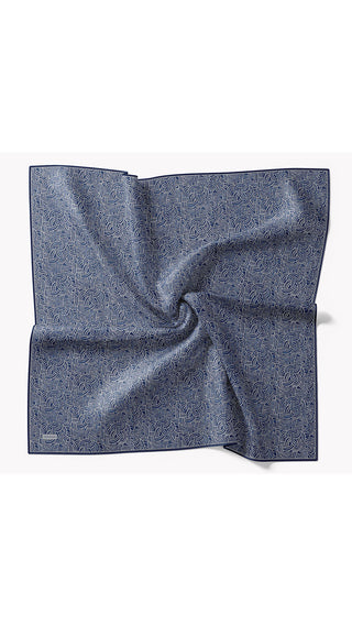 Twill İpek Eşarp Monokromatik Mavi - Sura İpek Eşarp - | Silk Home