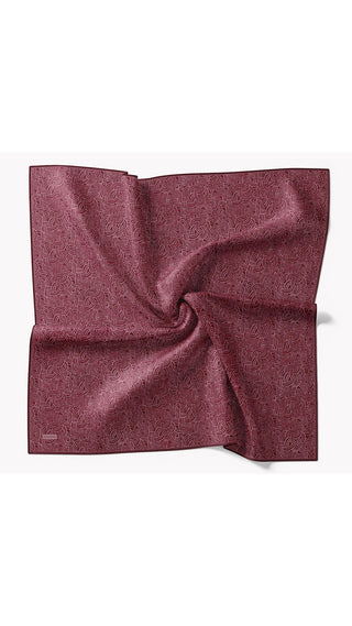 Twill İpek Eşarp Monokromatik Vişne Çürüğü - Sura İpek Eşarp - | Silk Home
