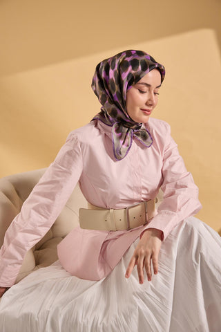 Twill İpek Eşarp Noiré Küf Yeşili 90x90