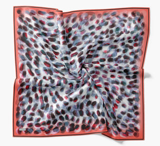 Twill İpek Eşarp Noiré Narçiçeği 90x90