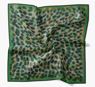 Twill İpek Eşarp Noiré Yeşil 90x90
