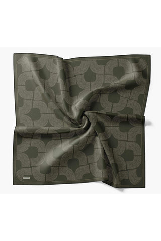 Twill İpek Eşarp Vega Füme - Twill İpek Eşarp - | Silk Home