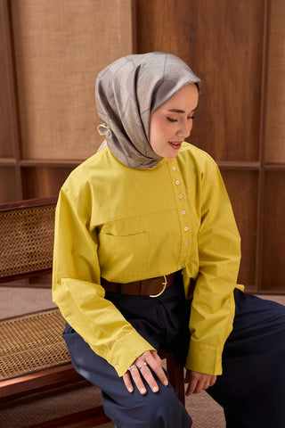 Twill İpek Eşarp Vega Koyu Gri - Twill İpek Eşarp - | Silk Home