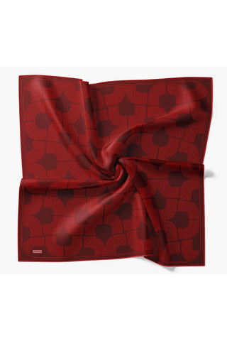 Twill İpek Eşarp Vega Mürdüm - Twill İpek Eşarp - | Silk Home