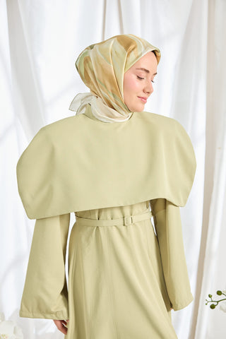 Twill İpek Eşarp Watercolor Su Yeşili