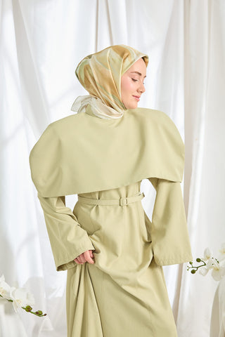 Twill İpek Eşarp Watercolor Su Yeşili