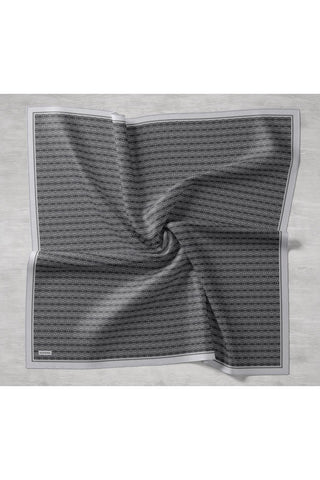 Twill İpek Mono Eşarp Beyaz 90x90