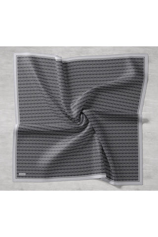 Twill İpek Mono Eşarp Beyaz 90x90