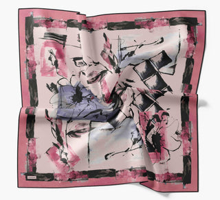 Twill İpek Signature Bej 90x90 - Twill İpek Eşarp - | Silk Home
