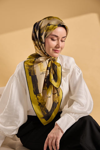 Twill İpek Signature Parlak Sarı  90x90