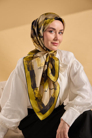 Twill İpek Signature Parlak Sarı  90x90