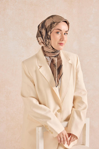 Twill İpek Signature Vizon 90x90
