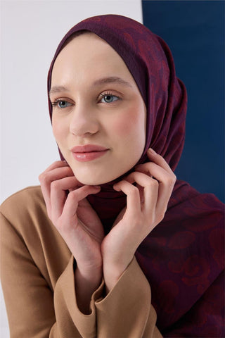 Urban Hours Harmony Plum Mayda Shawl 190X70