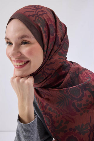 Urban Hours Aqua Whisper Bitter Coffee Mayda Shawl 190x70