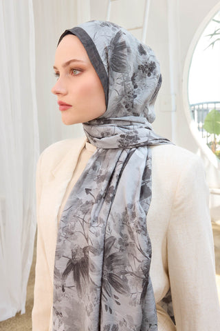 Urban Hours Botanik Füme Mayda Şal - Mayda Şal - | Silk Home