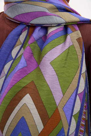 Urban Hours Lora Desen Morcivert Mayda Şal 190x70 - Mayda Şal - | Silk Home