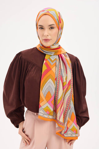 Urban Hours Harmony Navy Blue Mayda Shawl 190x70