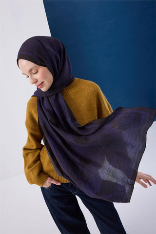 Urban Hours Pera Mor Mayda Şal 190*70 - Mayda Şal - | Silk Home