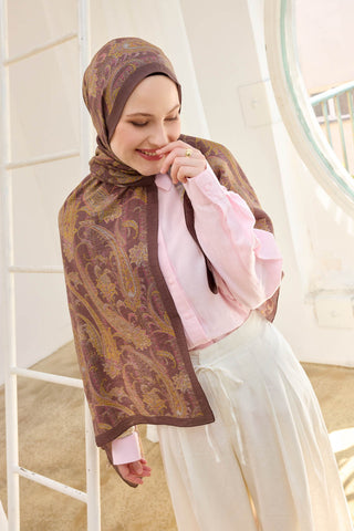 Urban Hours Şal Desen Mayda Şal - Mayda Şal - | Silk Home