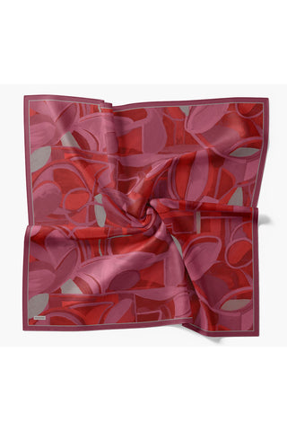 Velora Eşarp Abstract Fuşya - Velora Eşarp - | Silk Home