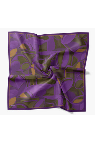 Velora Eşarp Abstract Mor - Velora Eşarp - | Silk Home