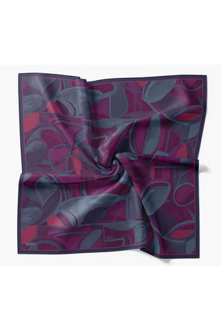 Velora Eşarp Abstract Morcivert - Velora Eşarp - | Silk Home