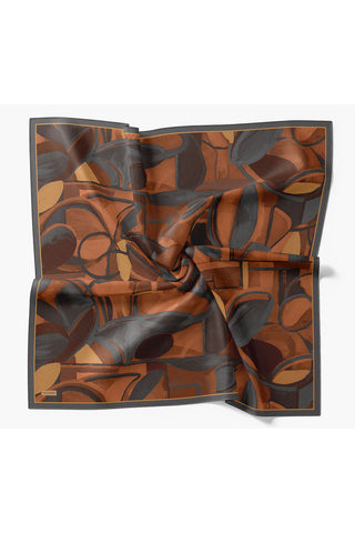 Velora Eşarp Abstract Turuncu - Velora Eşarp - | Silk Home