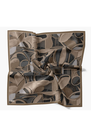 Velora Eşarp Abstract Vizon - Velora Eşarp - | Silk Home