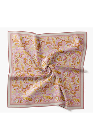 Velora Eşarp Aura Floral Taba - Velora Eşarp - | Silk Home