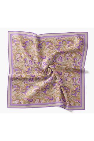 Velora Eşarp Aura Floral Tozpembe - Velora Eşarp - | Silk Home