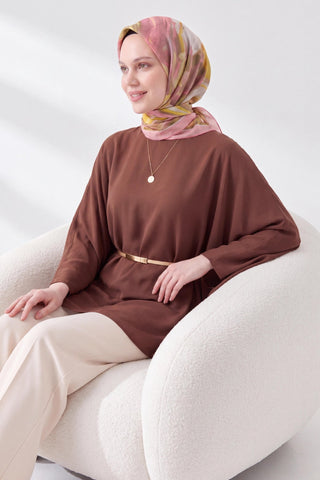 Velora Eşarp Fırça Desen Pembe - Velora Eşarp - | Silk Home