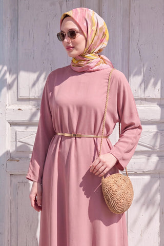 Velora Eşarp Fırça Desen Pembe - Velora Eşarp - | Silk Home