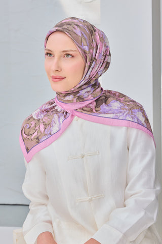 Velora Eşarp Fleur Pembe