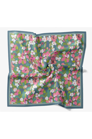 Velora Eşarp Floral İndigo - Velora Eşarp - | Silk Home