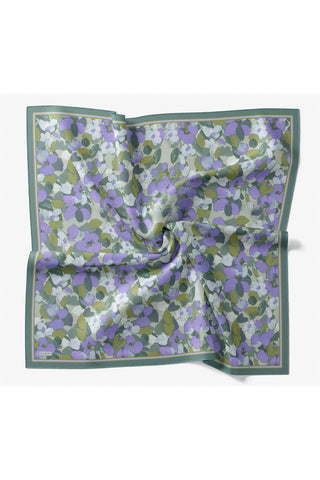 Velora Eşarp Floral Mint Yeşili