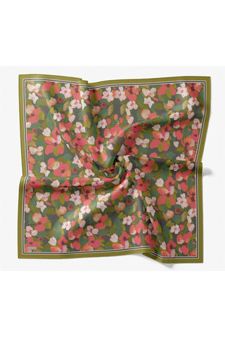 Velora Eşarp Floral Yeşil - Velora Eşarp - | Silk Home
