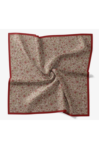 Velora Eşarp Modern Flora Gül Kurusu 90x90