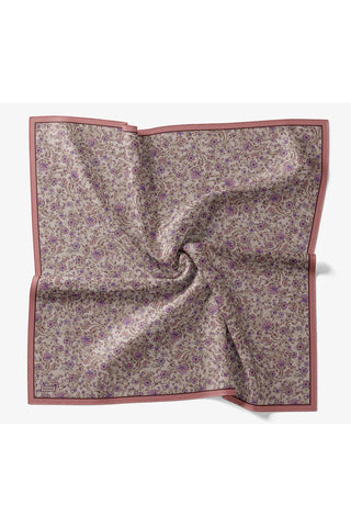 Velora Eşarp Modern Flora Pembe 90x90