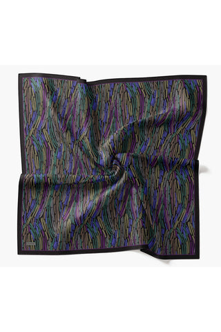 Velora Eşarp Modern Zebra Koyu Lacivert - Velora Eşarp - | Silk Home