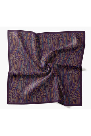 Velora Eşarp Modern Zebra Koyu Mor