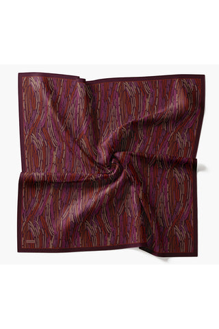 Velora Eşarp Modern Zebra Mürdüm