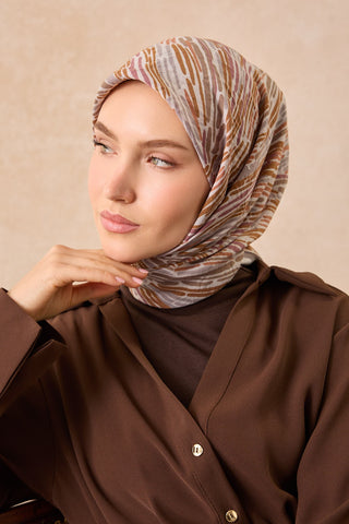 Velora Eşarp Modern Zebra Taş - Velora Eşarp - | Silk Home